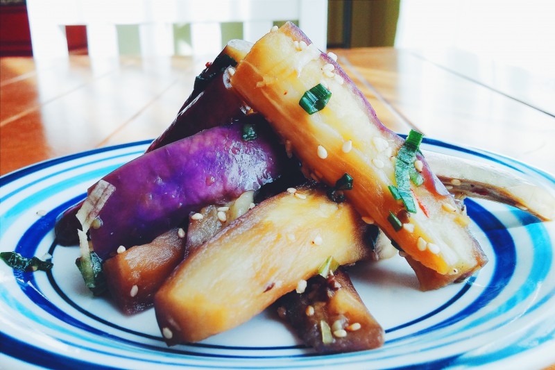 Maangchi Eggplant Sidedish